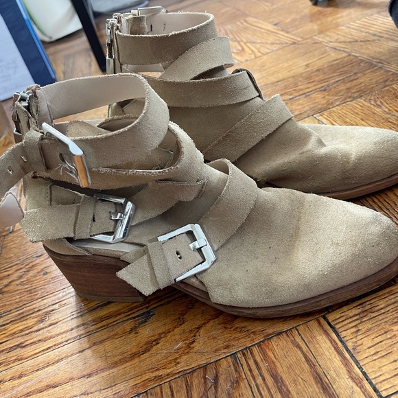 ZARA woman suede cut out strappy boot - Picture 14 of 14